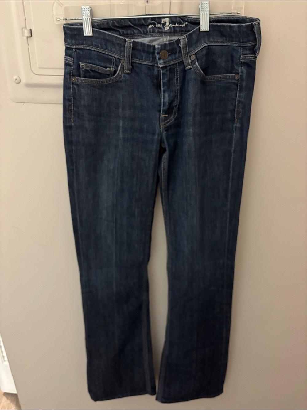 Seven for all mankind flynt blue denim bootcut 27